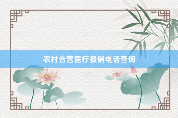 农村合营医疗报销电话查询